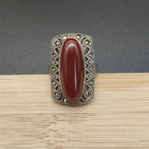 Marcasite Sterling Silver Ring